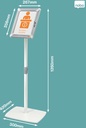 nobo info stand prem+ ferme a4