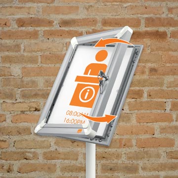 nobo info stand prem+ ferme a4