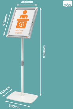 nobo info stand prem+ ferme a3