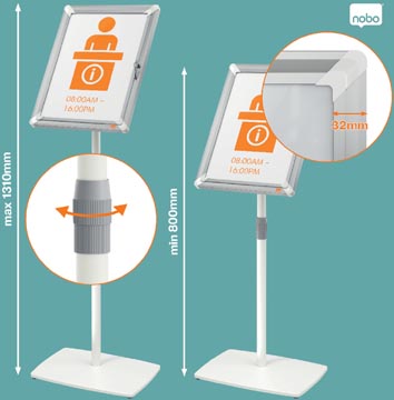 nobo info stand prem+ ferme a3