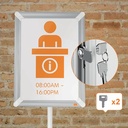 nobo info stand prem+ ferme a3