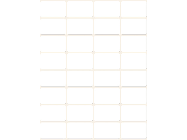 DOOS ZWECK.ETIKETTEN 29X18MM