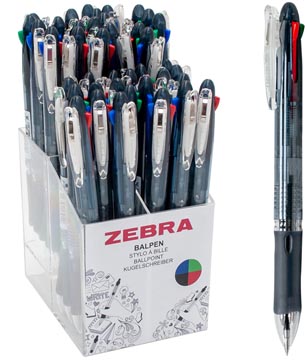 zebra stylo 4coul clip on slim
