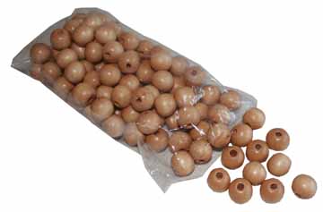 perles en bois 24mm sachet 100