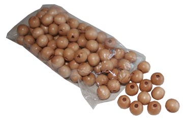 perles en bois 18mm sachet 100