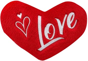 coeur peluche 50 cm