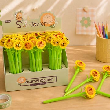 sunflower stylo bille