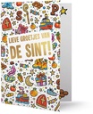 carte voeux st nic a5 + envelo