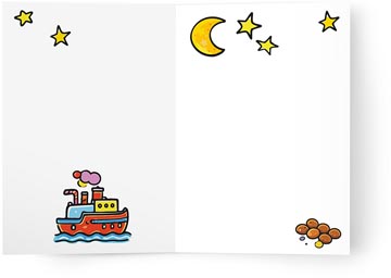 carte voeux st nic a5 + envelo