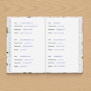 carnet mot passe nature 11x15