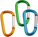 mousqueton alu 3 pieces