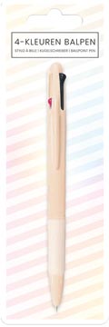 soho pastel stylo bille 4 coul