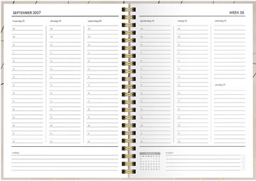 elara agenda 26-27 creme