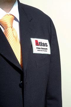 DS 25 BADGE COMBI CLIP 40X75