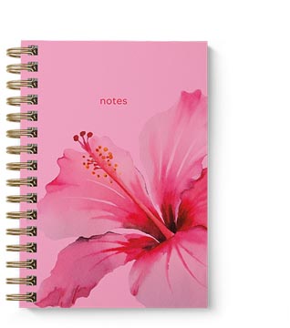 pink carnet notes a6 spirale l