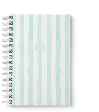 stripes carnet notes a6 spiral