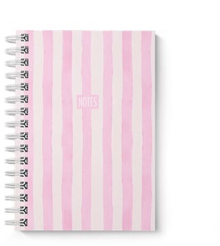 stripes carnet notes a5 spiral