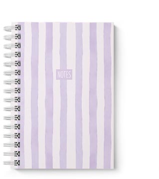 stripes carnet notes a5 spiral