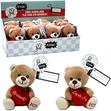 ours 12cm juf-bedankt beige