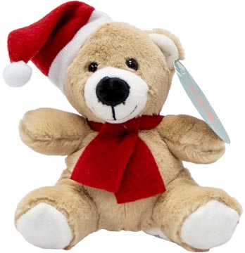 ours de noel avec bonnet 12cm