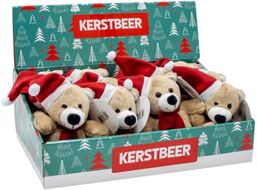 ours de noel avec bonnet 12cm