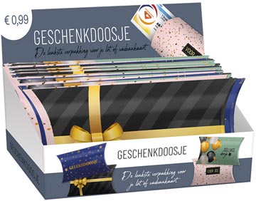 boite coussin bonheur 11x18cm