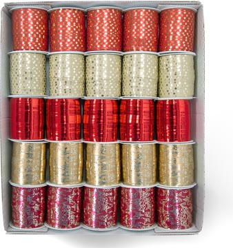 ruban cad 5mmx10m red x-mas