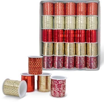 ruban cad 5mmx10m red x-mas