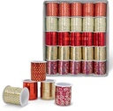 ruban cad 5mmx10m red x-mas