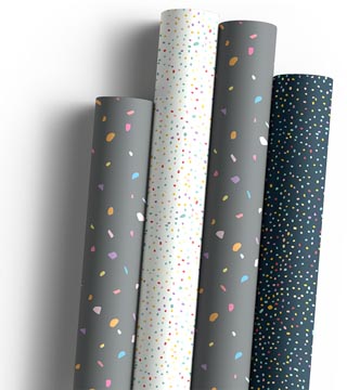 pap cadeau 70cmx2m confettis