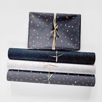 pap cadeau 70cmx2m confettis