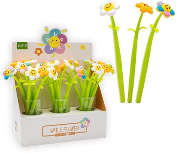 smile flower stylo bille