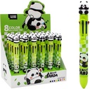 panda stylo bille 8 couleurs