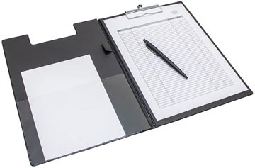 soho plaq pince doubl a4 noir