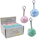 pastel porte-cles pompon