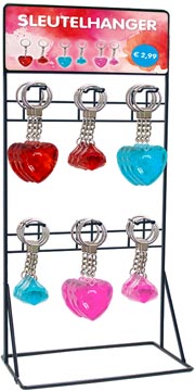 porte-cles diamant coeur