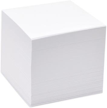 soho cube memo rech 9x9 blanc