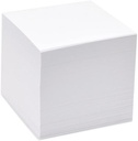 soho cube memo rech 9x9 blanc