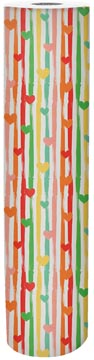 pap cad 150mx50cm rideau coeur