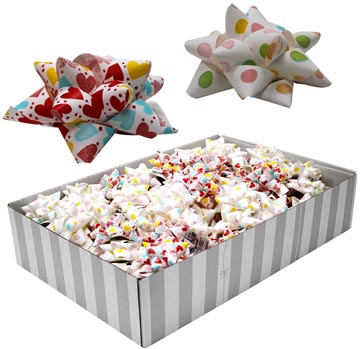 noeud cad 65mm coeur confetti
