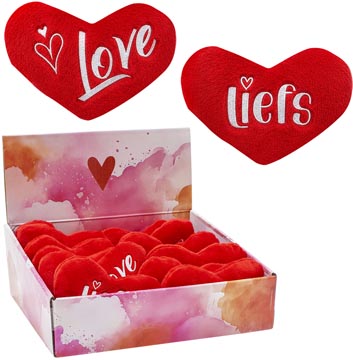 coeur peluche 12 cm
