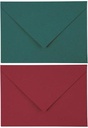 carte double avec enveloppe 4x