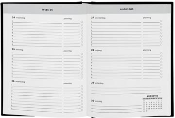 soho agenda a5 2026-2027 noir