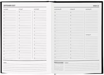 soho agenda a5 18m 26-27 noir