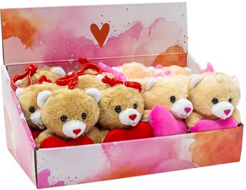 porte-cles ours coeur