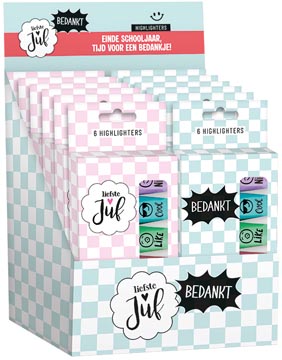surligneur happy ecole 6x