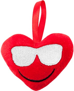 coeur avec boulce susp 6,5 cm