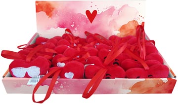 coeur avec boulce susp 6,5 cm