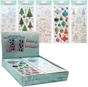autocollant noel 10x26cm paill