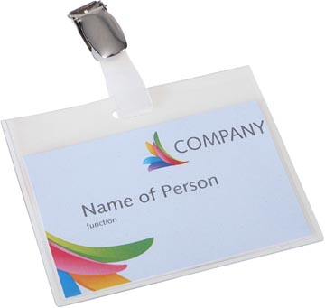 europel porte-badge+clip 90x60